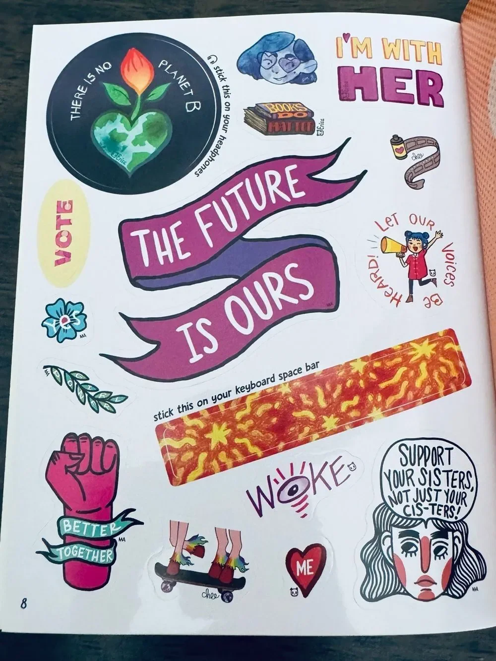 Feminist Female Future Stickers